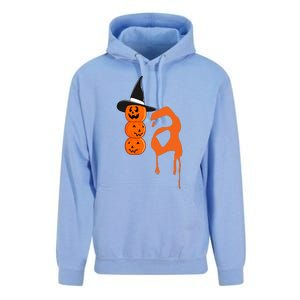 Comma La Funny Kamala Harris Halloween Pumpkin Unisex Surf Hoodie