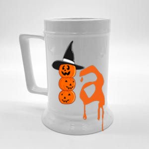 Comma La Funny Kamala Harris Halloween Pumpkin Beer Stein