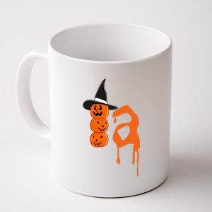 Comma La Funny Kamala Harris Halloween Pumpkin Coffee Mug