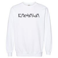 Cat Lady For Kamala Harris 2024 Cat Lettering Cat Ladies Garment-Dyed Sweatshirt