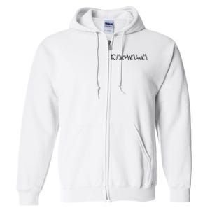 Cat Lady For Kamala Harris 2024 Cat Lettering Cat Ladies Full Zip Hoodie