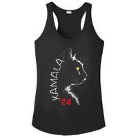 Cat Ladies For Kamala Cat 2024 President Kamala Harris Ladies PosiCharge Competitor Racerback Tank