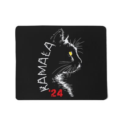 Cat Ladies For Kamala Cat 2024 President Kamala Harris Mousepad