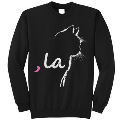 Cat Ladies For Kamala Harris For President 2024 Comma La Sweatshirt
