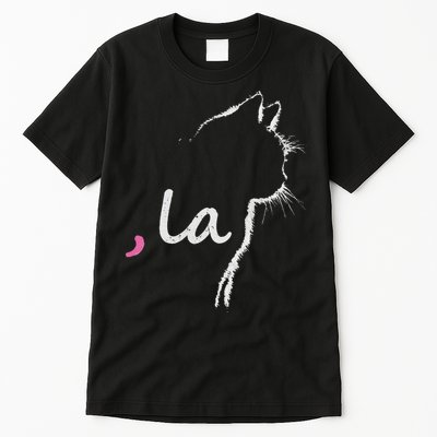 Cat Ladies For Kamala Harris For President 2024 Comma La Tall T-Shirt