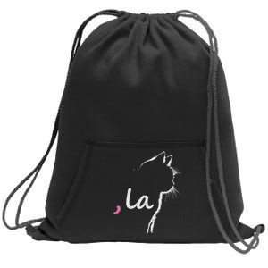 Cat Ladies For Kamala Harris For President 2024 Comma La Sweatshirt Cinch Pack Bag