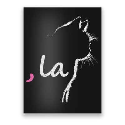 Cat Ladies For Kamala Harris For President 2024 Comma La Poster