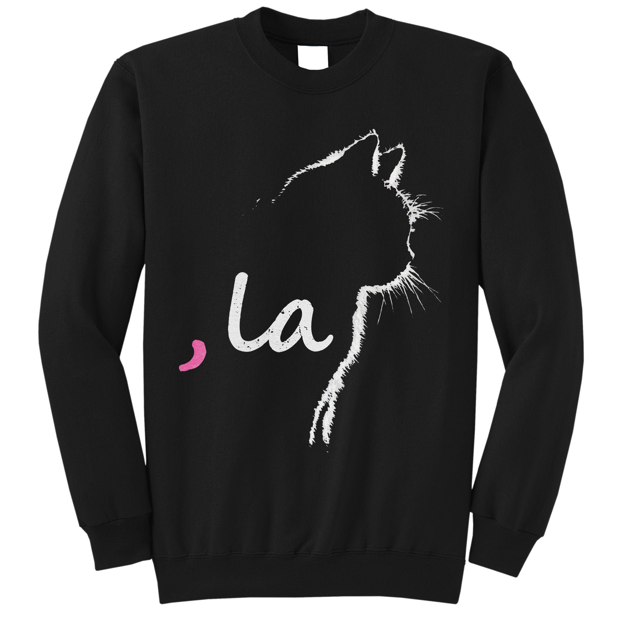 Cat Ladies For Kamala Harris For President 2024 Comma La Tall Sweatshirt