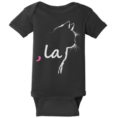 Cat Ladies For Kamala Harris For President 2024 Comma La Baby Bodysuit
