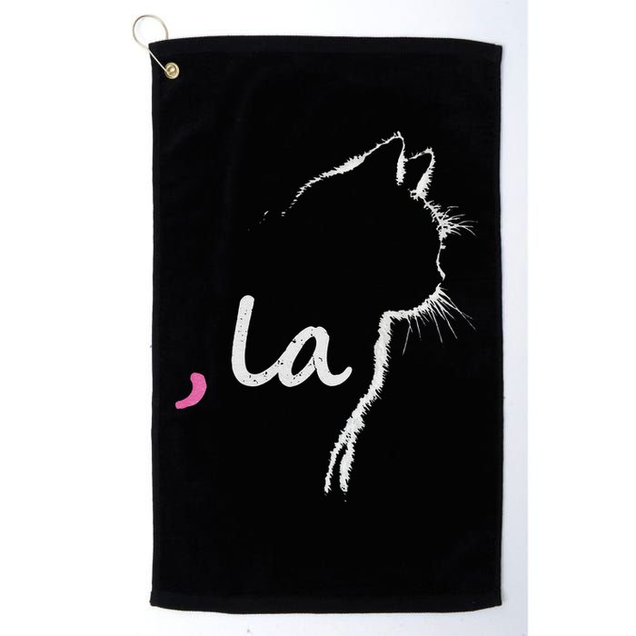 Cat Ladies For Kamala Harris For President 2024 Comma La Golf Towel