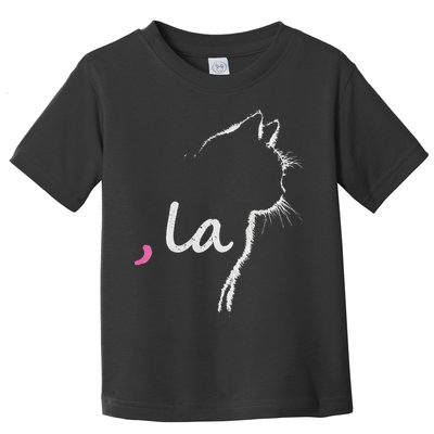 Cat Ladies For Kamala Harris For President 2024 Comma La Toddler T-Shirt