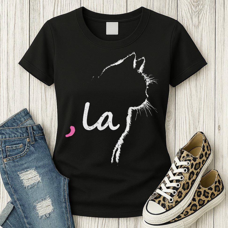 Cat Ladies For Kamala Harris For President 2024 Comma La Womens T-Shirt