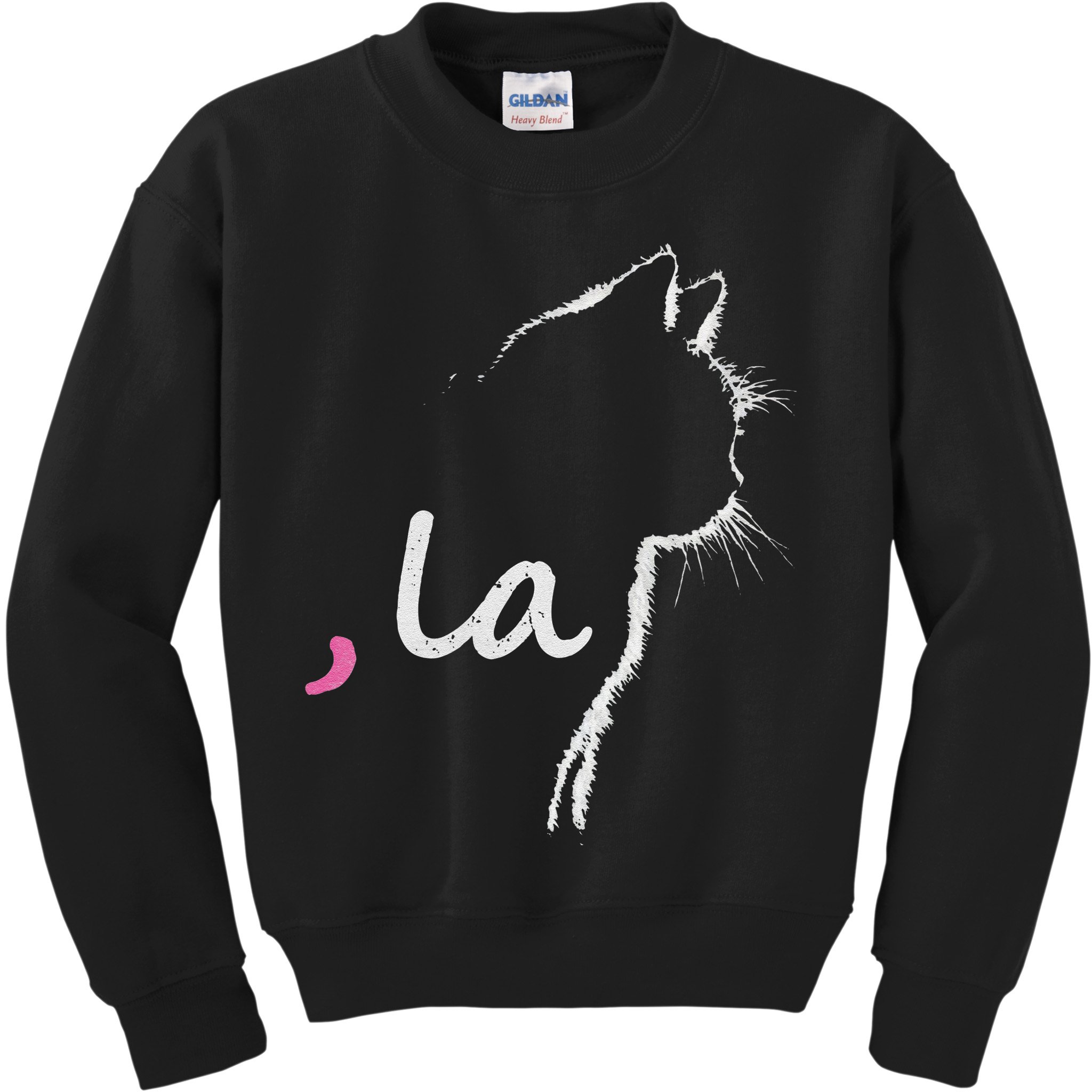 Cat Ladies For Kamala Harris For President 2024 Comma La Kids Sweatshirt