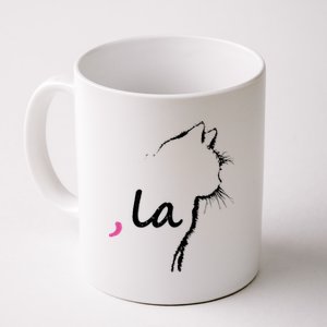 Cat Ladies For Kamala Harris For President 2024 Comma La Coffee Mug