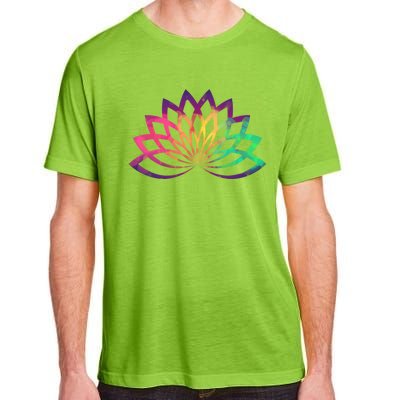 Colorful Lotus Flower Brightly Coloured Yoga Gift Cute Gift Adult ChromaSoft Performance T-Shirt