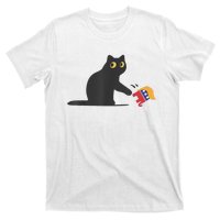 Cat Ladies For Kamala Harris Donald Trump 2024 Sarcastic T-Shirt