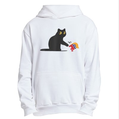 Cat Ladies For Kamala Harris Donald Trump 2024 Sarcastic Urban Pullover Hoodie