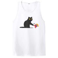 Cat Ladies For Kamala Harris Donald Trump 2024 Sarcastic PosiCharge Competitor Tank