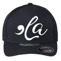 Comma La Funny Kamala Harris For President 2024 Flexfit Unipanel Trucker Cap