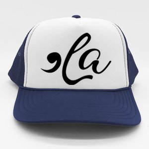 Comma La Funny Kamala Harris For President 2024 Trucker Hat