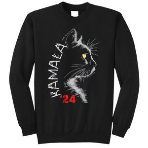 Cat Ladies For Kmala Cat 2024 President Kamalaaharris Sweatshirt