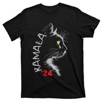 Cat Ladies For Kmala Cat 2024 President Kamalaaharris T-Shirt