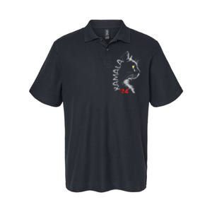 Cat Ladies For Kmala Cat 2024 President Kamalaaharris Softstyle Adult Sport Polo