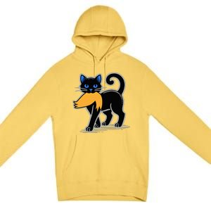 Cat Ladies For Kamala Harris Donald Trump 2024 Premium Pullover Hoodie