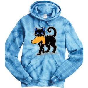 Cat Ladies For Kamala Harris Donald Trump 2024 Tie Dye Hoodie