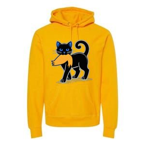 Cat Ladies For Kamala Harris Donald Trump 2024 Premium Hoodie