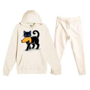 Cat Ladies For Kamala Harris Donald Trump 2024 Premium Hooded Sweatsuit Set