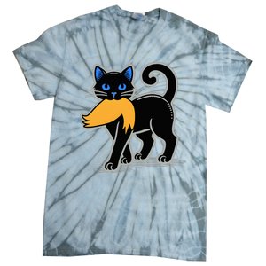 Cat Ladies For Kamala Harris Donald Trump 2024 Tie-Dye T-Shirt