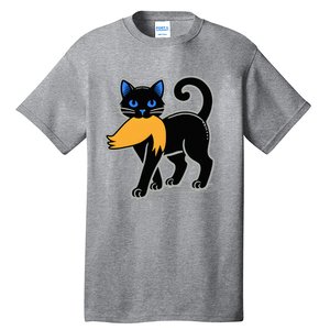 Cat Ladies For Kamala Harris Donald Trump 2024 Tall T-Shirt