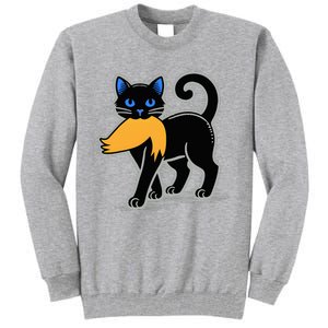 Cat Ladies For Kamala Harris Donald Trump 2024 Tall Sweatshirt