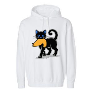 Cat Ladies For Kamala Harris Donald Trump 2024 Garment-Dyed Fleece Hoodie