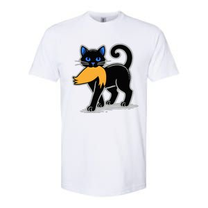 Cat Ladies For Kamala Harris Donald Trump 2024 Softstyle CVC T-Shirt