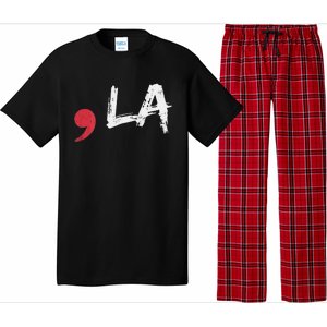 Comma La Funny Kamala Harris 2024 President Gift Pajama Set