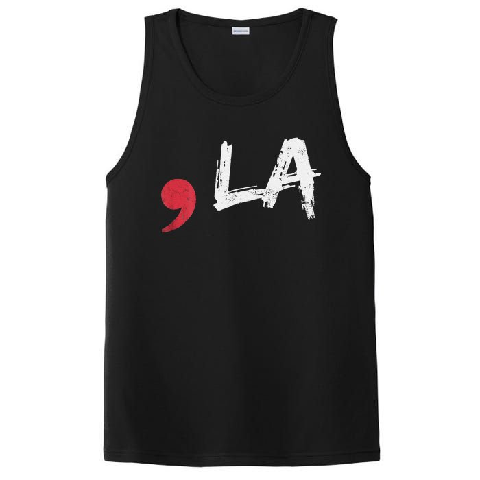 Comma La Funny Kamala Harris 2024 President Gift PosiCharge Competitor Tank