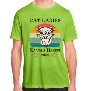 Cat Ladies For Kamala Harris Adult ChromaSoft Performance T-Shirt