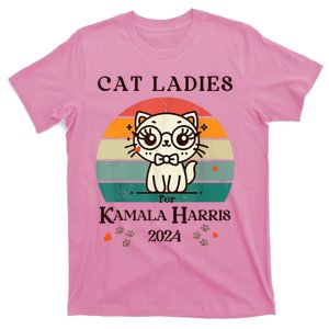 Cat Ladies For Kamala Harris T-Shirt