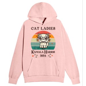 Cat Ladies For Kamala Harris Urban Pullover Hoodie