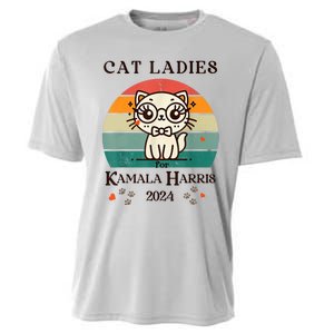 Cat Ladies For Kamala Harris Cooling Performance Crew T-Shirt