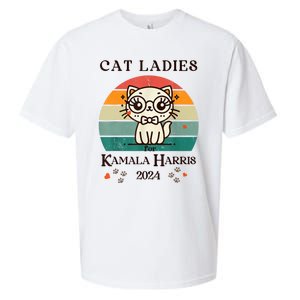 Cat Ladies For Kamala Harris Sueded Cloud Jersey T-Shirt