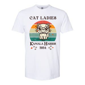 Cat Ladies For Kamala Harris Softstyle CVC T-Shirt