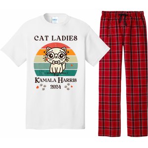 Cat Ladies For Kamala Harris Pajama Set