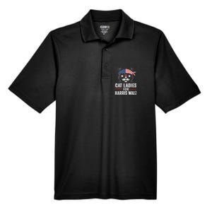 Cat Ladies For Harris Waltz Cat 2024 Men's Origin Performance Pique Polo