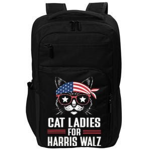 Cat Ladies For Harris Waltz Cat 2024 Impact Tech Backpack