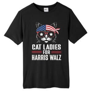 Cat Ladies For Harris Waltz Cat 2024 Tall Fusion ChromaSoft Performance T-Shirt