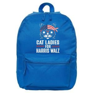 Cat Ladies For Harris Waltz Cat 2024 16 in Basic Backpack