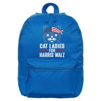 Cat Ladies For Harris Waltz Cat 2024 16 in Basic Backpack